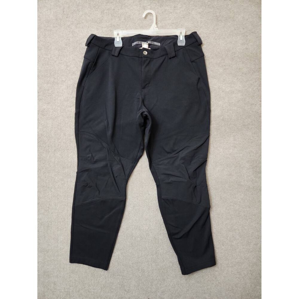 Duluth Hardchore Tech Skinny Leg Work Pants Women 18 Black Curvesetter Waistband